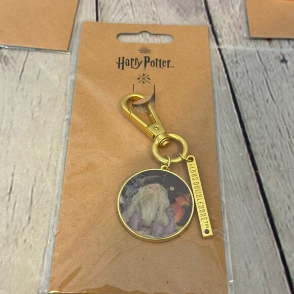 Harry Potter Lot of 5 Keychains (Dumbledore and Dolores Umbridge) - Picture 2 of 3